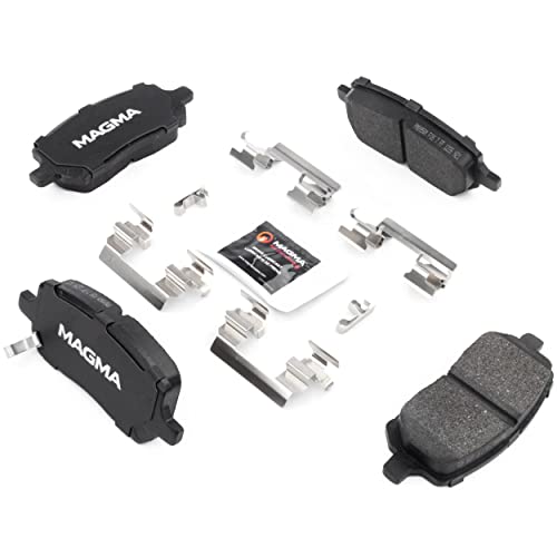 MAGMA Premium PMD956M Semi-Metallic Brake Pads, Front