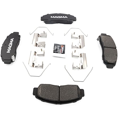 MAGMA Premium PMD1506M Semi-Metallic Brake Pads, Front