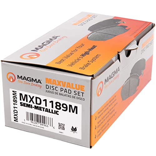 MAGMA MaxValue Semi-Metallic Brake Pads MXD1189M