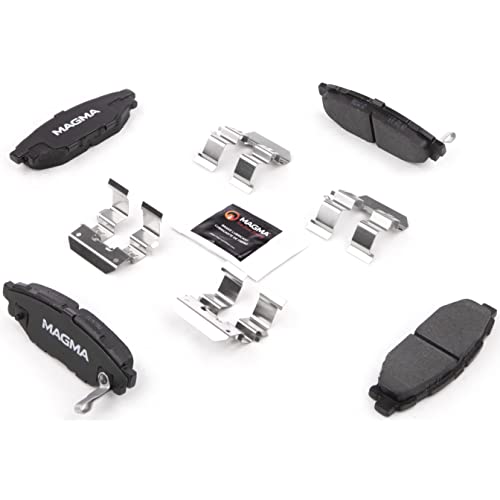 MAGMA Premium PMD1114C Ceramic Brake Pads, Rear