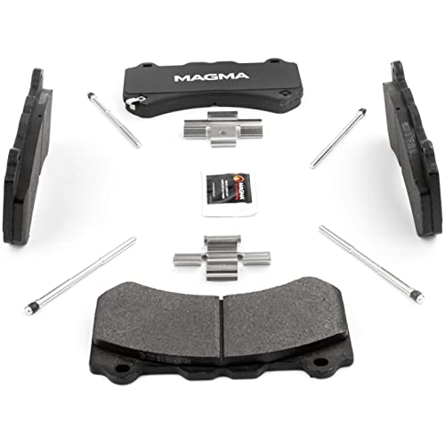MAGMA Premium PMD1382M Semi-Metallic Brake Pads, Front