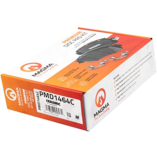 MAGMA Premium PMD1464C Ceramic Brake Pads, Front