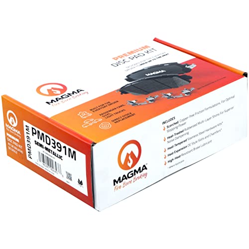 MAGMA Premium Semi-Metallic Brake Pads PMD391M