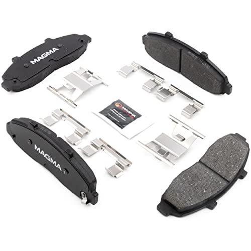MAGMA Premium PMD679M Semi-Metallic Brake Pads, Front