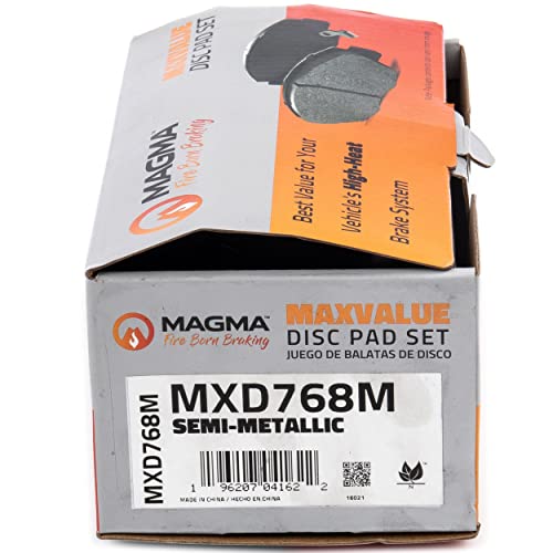 MAGMA MaxValue MXD768M Semi-Metallic Brake Pads, Front
