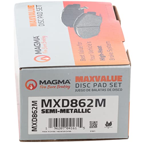 MAGMA MaxValue Semi-Metallic Brake Pads MXD862M