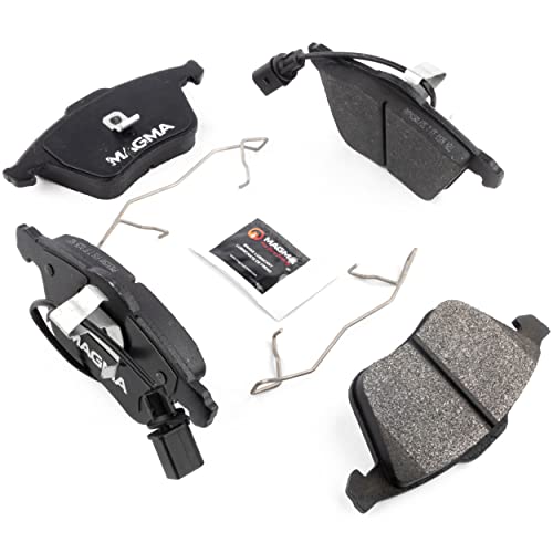 MAGMA Premium PMD915AM Semi-Metallic Brake Pads, Front