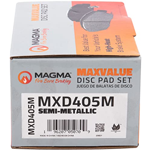 MAGMA MaxValue Semi-Metallic Brake Pads MXD405M