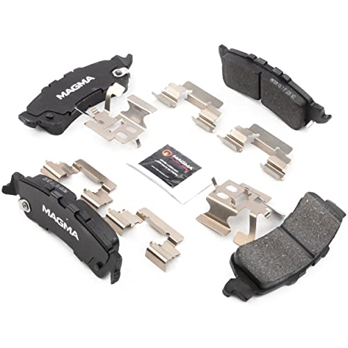 MAGMA Premium PMD792M Semi-Metallic Brake Pads, Rear