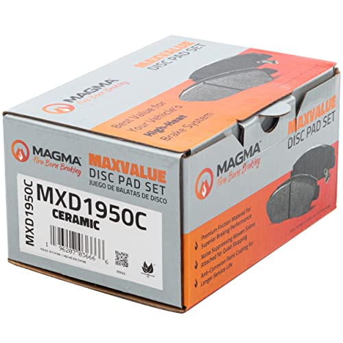MAGMA MaxValue MXD1950C Ceramic Brake Pads, Front