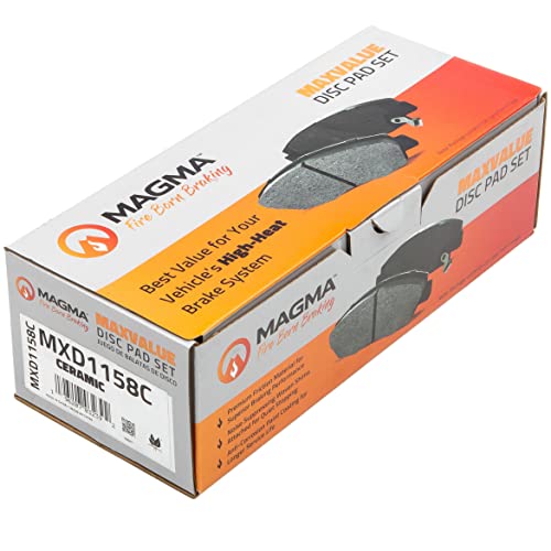 MAGMA MaxValue MXD1158C Ceramic Brake Pads, Front