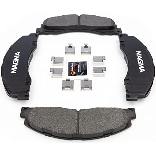 MAGMA Premium PMD1328M Semi-Metallic Brake Pads, Front