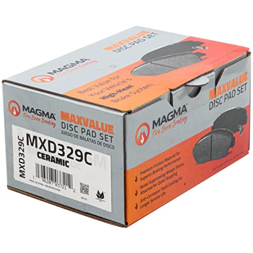 MAGMA MaxValue MXD329C Ceramic Brake Pads, Rear