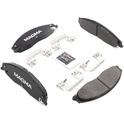 MAGMA Premium PMD921M Semi-Metallic Brake Pads, Front