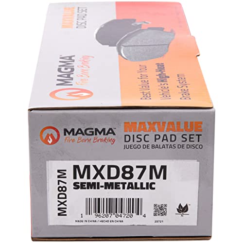 MAGMA MaxValue Semi-Metallic Brake Pads MXD87M
