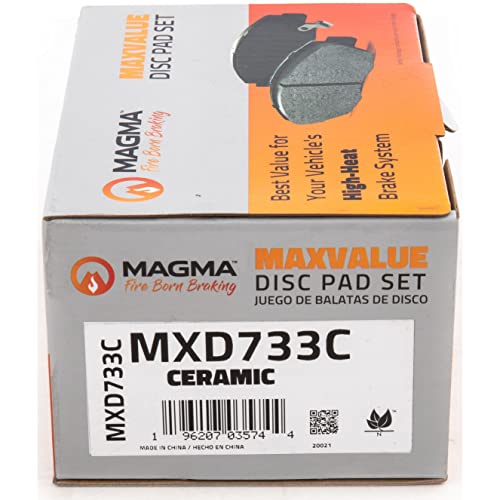 MAGMA MaxValue MXD733C Ceramic Brake Pads, Rear