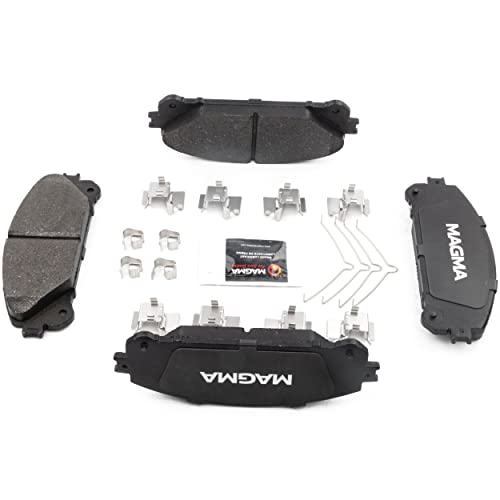 MAGMA Premium PMD1324M Semi-Metallic Brake Pads, Front