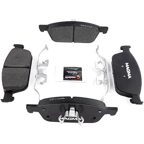 MAGMA Premium PMD1645M Semi-Metallic Brake Pads, Front