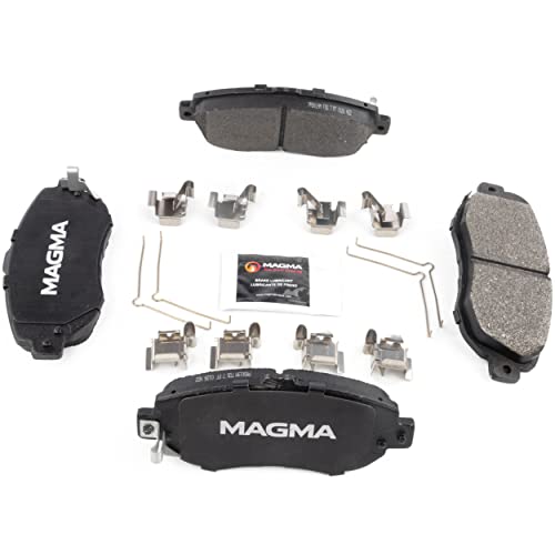 MAGMA Premium PMD619M Semi-Metallic Brake Pads, Front