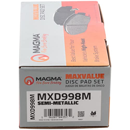 MAGMA MaxValue Semi-Metallic Brake Pads MXD998M
