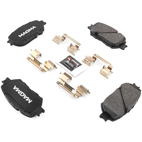 MAGMA Premium PMD908M Semi-Metallic Brake Pads, Front