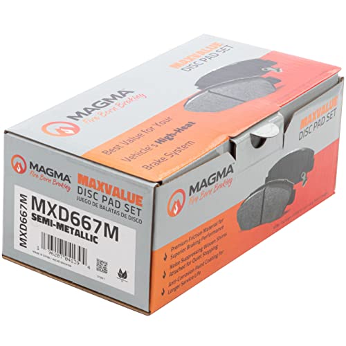MAGMA MaxValue Semi-Metallic Brake Pads MXD667M
