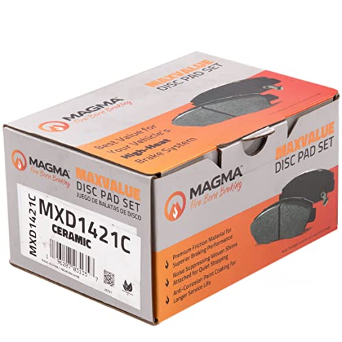 MAGMA MaxValue MXD1421C Ceramic Brake Pads, Front