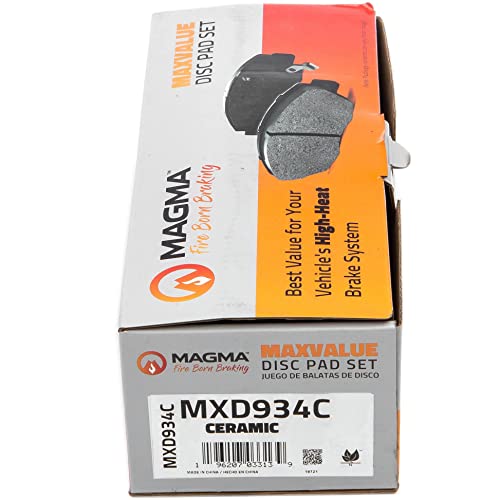 MAGMA MaxValue MXD934C Ceramic Brake Pads, Front