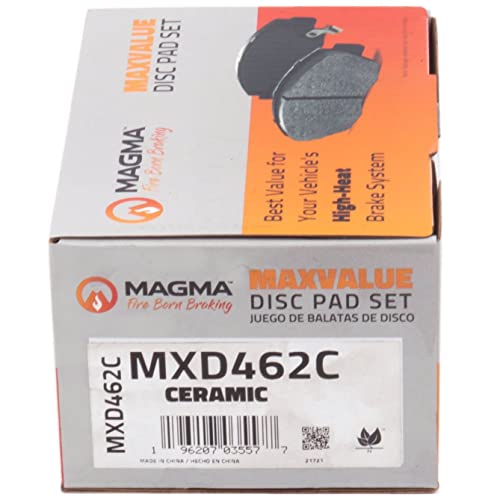 MAGMA MaxValue MXD462C Ceramic Brake Pads, Front