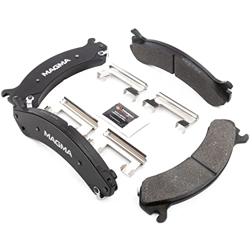 MAGMA Premium PMD784M Semi-Metallic Brake Pads, Front