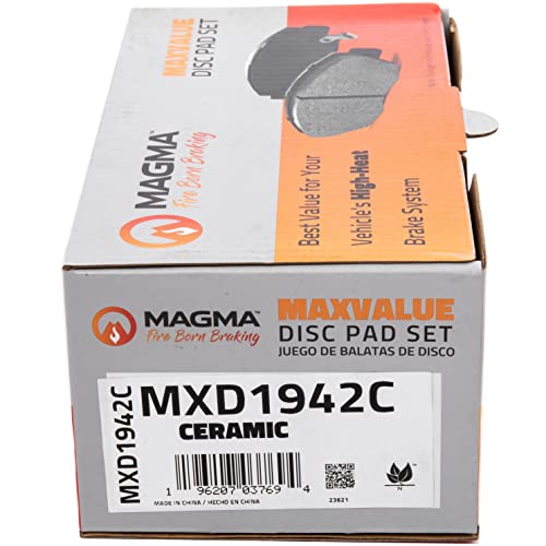MAGMA MaxValue MXD1942C Ceramic Brake Pads, Front