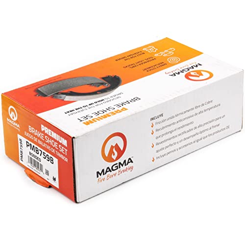 MAGMA Premium PMB759B Bonded Shoes, Rear