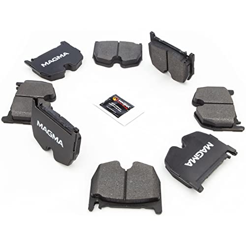 MAGMA Premium PMD983M Semi-Metallic Brake Pads, Front