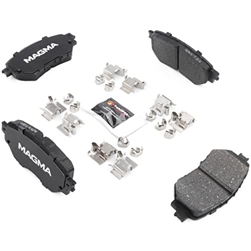 MAGMA Premium PMD1759M Semi-Metallic Brake Pads, Front