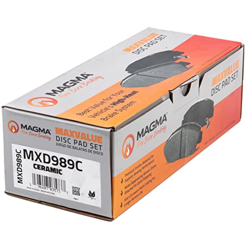 MAGMA MaxValue MXD989C Ceramic Brake Pads, Rear