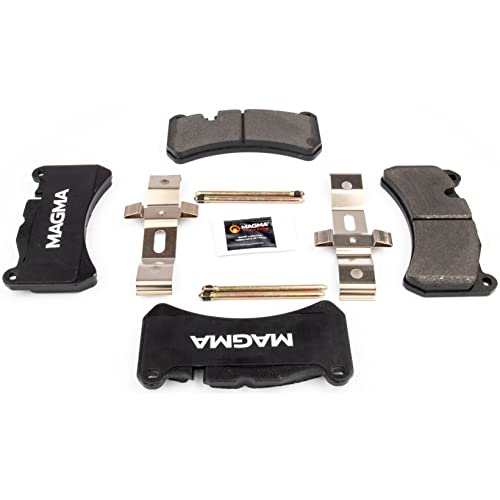 MAGMA Premium PMD1116M Semi-Metallic Brake Pads, Front