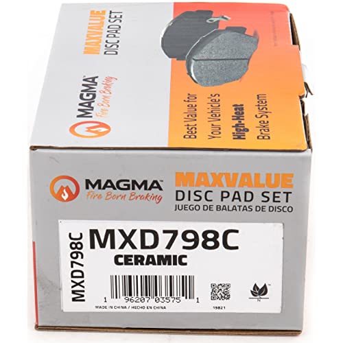 MAGMA MaxValue MXD798C Ceramic Brake Pads, Front