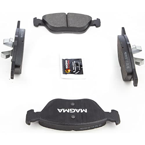 MAGMA Premium PMD1970M Semi-Metallic Brake Pads, Front