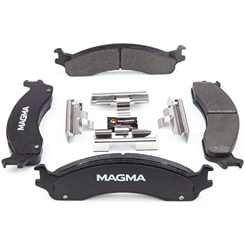 MAGMA Premium PMD655M Semi-Metallic Brake Pads, Front