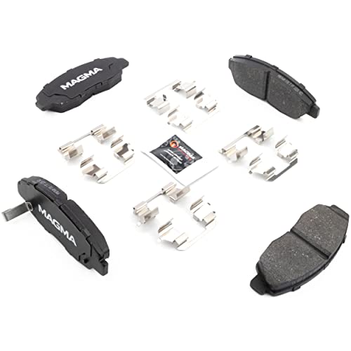 MAGMA Premium PMD764M Semi-Metallic Brake Pads, Front