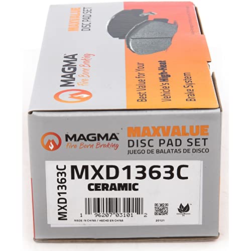 MAGMA MaxValue MXD1363C Ceramic Brake Pads, Front
