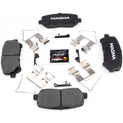 MAGMA Premium PMD1585C Ceramic Brake Pads, Rear