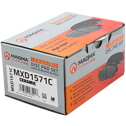 MAGMA MaxValue MXD1571C Ceramic Brake Pads, Front