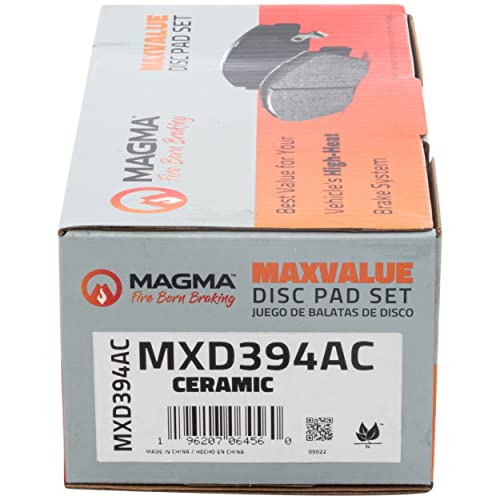 MAGMA MaxValue MXD394AC Ceramic Brake Pads, Front