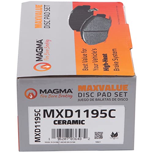 MAGMA MaxValue MXD1195C Ceramic Brake Pads, Front