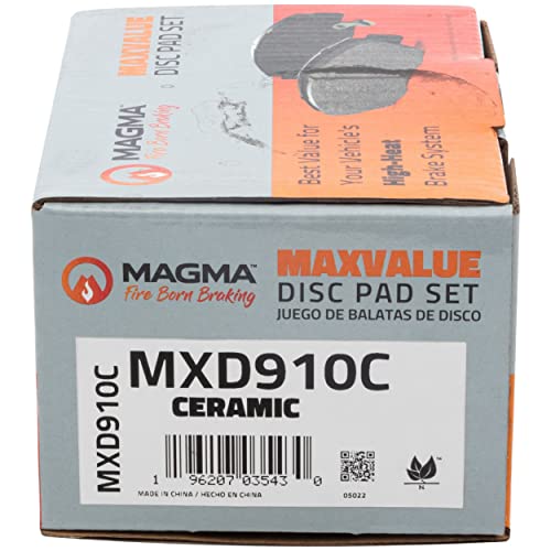MAGMA MaxValue MXD910C Ceramic Brake Pads, Front