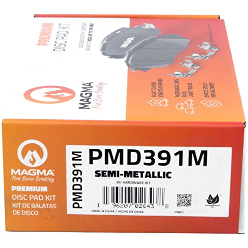 MAGMA Premium Semi-Metallic Brake Pads PMD391M