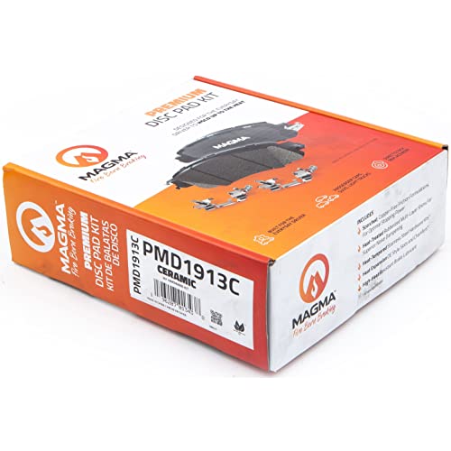 MAGMA Premium PMD1913C Ceramic Brake Pads, Front