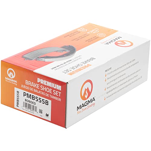 MAGMA Premium PMB555B Bonded Drum Brake Shoe, Rear