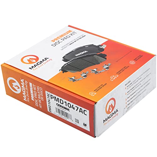 MAGMA Premium PMD1047AC Ceramic Brake Pads, Front